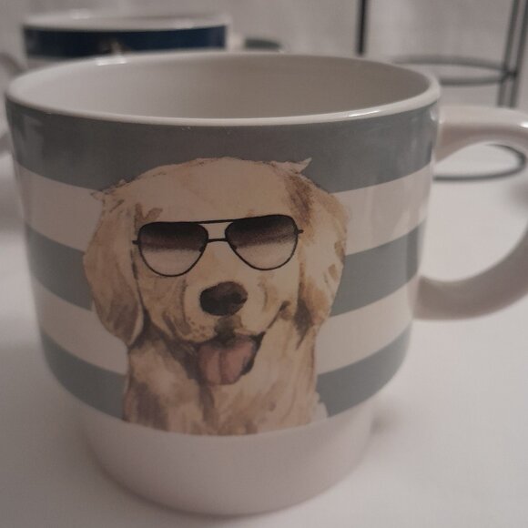 Stackable Stoneware Dog Mugs - Picture 4 of 9